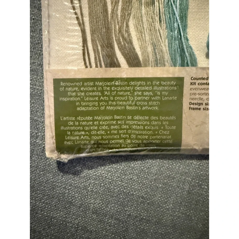 Lanarte‎ Marjolein Bastin The Pecking Order Cross Stitch Kit 115606 Birds 28ct
